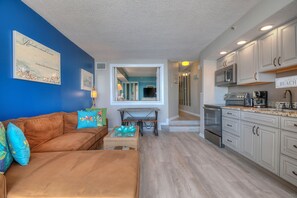 Great open floor plan in this fabulous oceanfront condo.