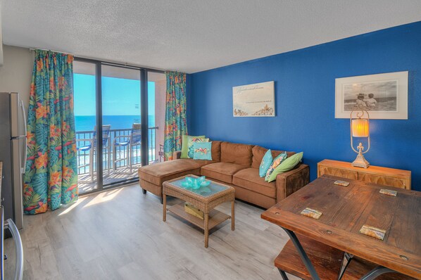 Welcome to Beach Colony Resort 1107. Check out the direct oceanfront view!