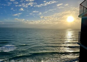 Sunrise from balcony