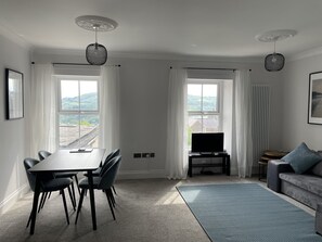 Open plan dining and living area