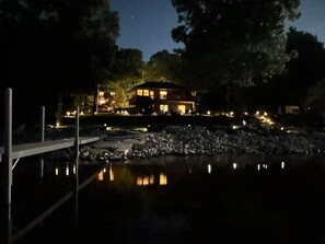 Night Time Yard View