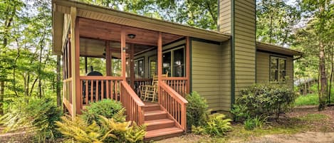 Clarkesville Vacation Rental Cabin | 1BR | 1BA | 900 Sq Ft | Single Story