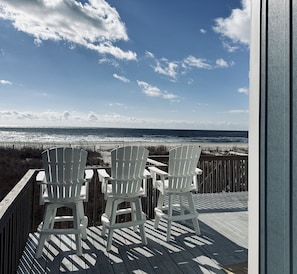 Loads of Polywood Deck Chairs to Enjoy the Views!