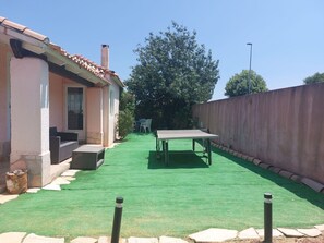 Hinterhof, Garten, Rasen, Schatten, Kunstrasen, Garten, Landscaping, Hof, Home Fechten, Zaun