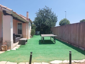 Hinterhof, Garten, Rasen, Schatten, Kunstrasen, Garten, Landscaping, Hof, Home Fechten, Zaun