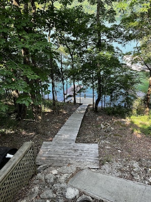 View from the Porch looking towards the dock
