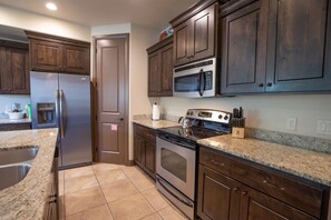 Fully stocked kitchen