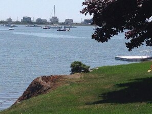 As you sit on the front porch this will be the poolside view to your right