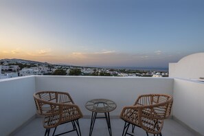 Blick vom Balkon