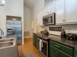 Kitchen with Keurig, dishwasher, toaster, blender and more