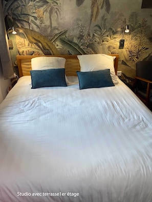 lit Queen size- literie de qualité supérieure
