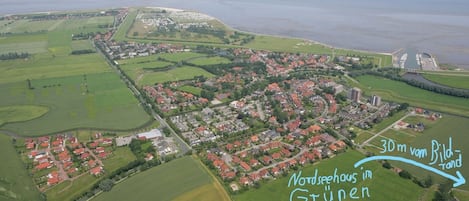 am südlichen Ortsrand ruhig gelegen, 600m Ortskern,  Strand, Hafen, Therme, Kur