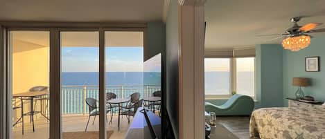 Expansive Gulf views from your home away from home.