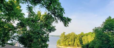 Lake view from the back deck.