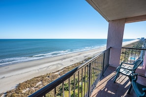 Direct Oceanfront with Extra Large Balcony!