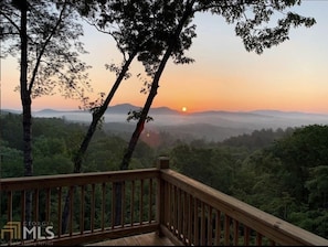 Sunrise from the upper deck