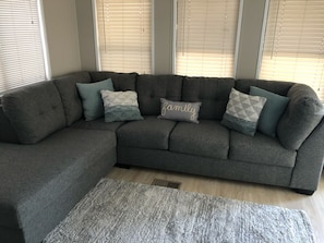 This couch pulls out into a bed!