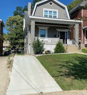 Our home comes with one off street parking space