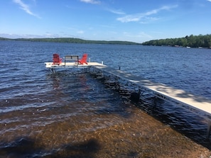 NEW 56' dock with swim ladder - can tie up to two boats