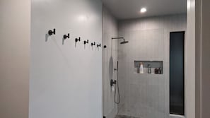 Double Master Bathroom shower