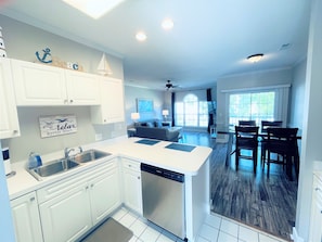 Bright and airy open concept