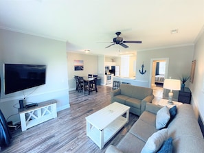Bright and airy open concept
