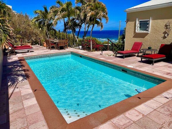 Pool Patio Overlooking the Beautiful Seas