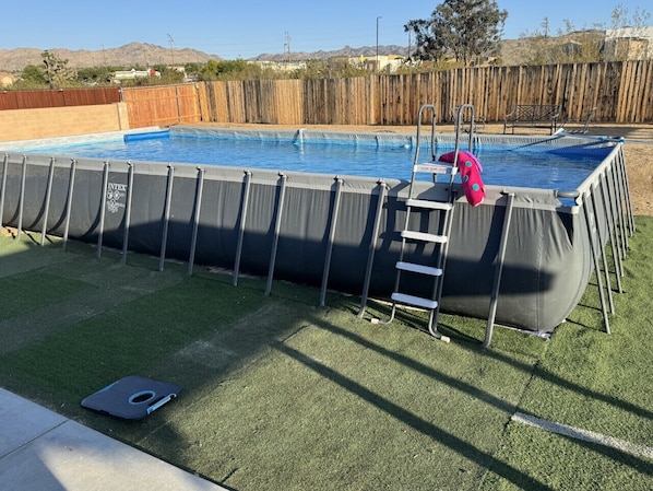 16ft x 32ft new saltwater pool