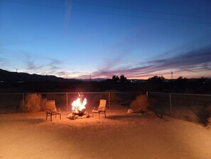 Fire pit area