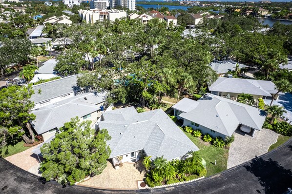 Aerial view of Polynesian Gardens
