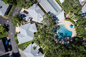 Aerial view of Polynesian Gardens