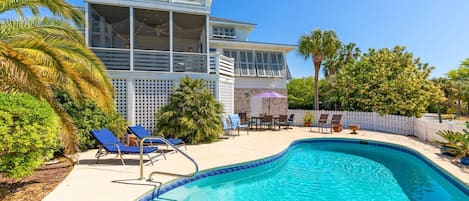 Pool and back porch