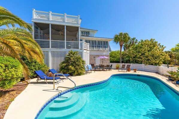 Pool and back porch