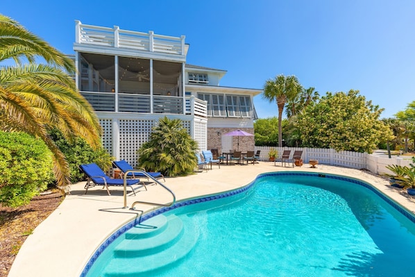 Pool and back porch