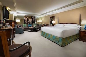 Bedroom with a comfortable King size bed