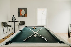 Pool Table In The Bonus Room On The Third Floor