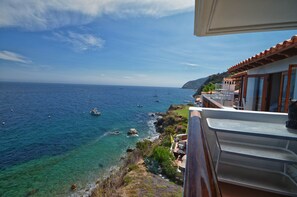 Priceless views from the private balcony