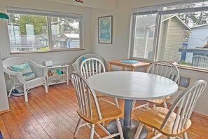 Dining area upstairs