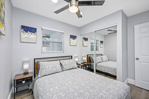 Your comfort is our priority! This room has a lovely, comfortable queen-size bed
