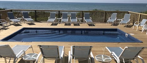 Best pool view on the beach! Come enjoy SEAS THE DAY!! Construction is complete!