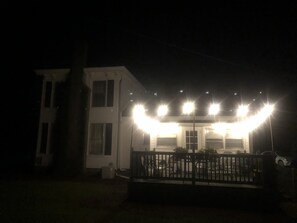 Back Porch (Lights/ Grill/ Fire pit/Table and chairs)