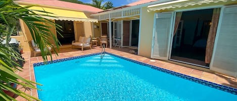 Your own private pool at Lower Latitudes Villa in St. Croix USVI. 