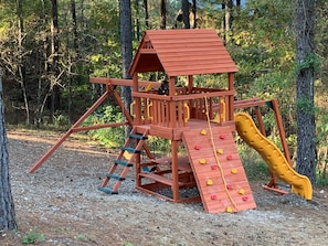 Kids will love this play set that has it all