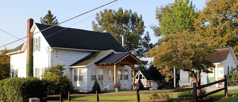 View of cottage as seen from road