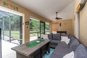 Lanai; perfect for outdoor living!