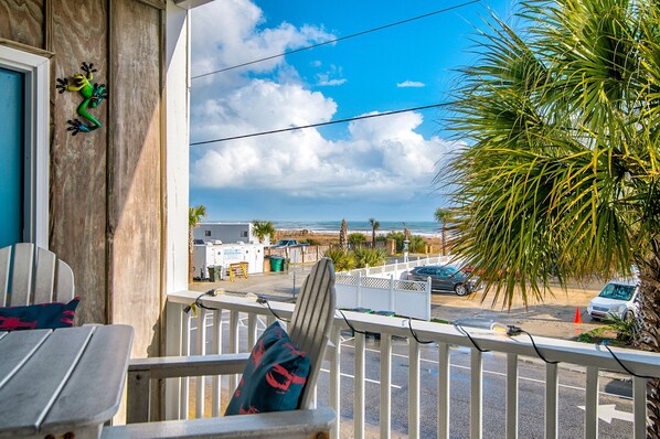 Ocean Views from our Balcony.