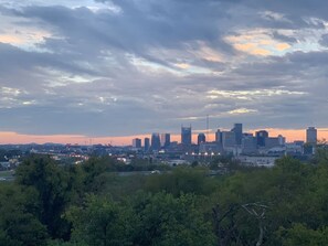 This is your view from the kitchen/ living room and balcony. Best view for Fireworks!