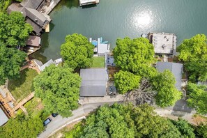 Overhead view street side