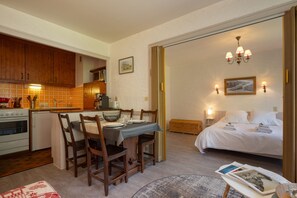 Kitchen and dining area