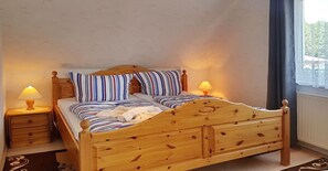 Doppelbett Ferienwohnung 1